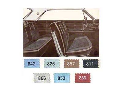 Full Size Chevy Preassembled Door Panel & Quarter Trim Panel Interior Kit Service, 2-Door Hardtop, Impala, 1963 (Impala Sports Coupe, Two-Door)