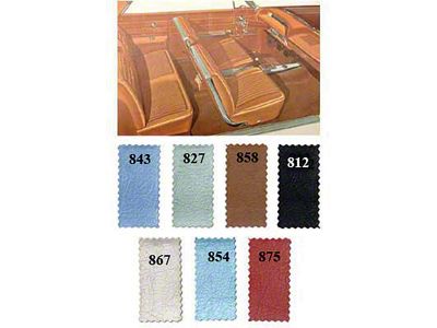 Full Size Chevy Preassembled Door Panel & Quarter Trim Panel Interior Kit Service, 2-Door Hardtop, Impala SS, 1963 (Impala Sports Coupe, Two-Door)