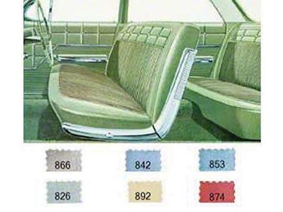 Full Size Chevy Preassembled Door Panel & Quarter Trim Panel Interior Kit Service, 4-Door Sedan, Impala, 1962