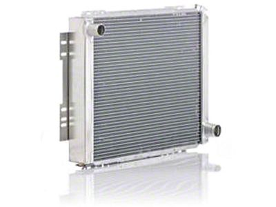 Full Size Chevy Radiator, Crossflow, Aluminum, Small Block,For Cars With Manual Transmission, Aluminator, Be Cool, 1959-1970