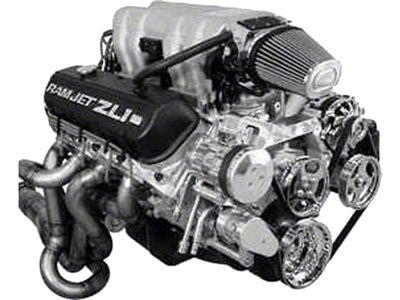 Full Size Chevy Serpentine Drive System, Big Block, With Power Steering, Bright Finish Package, FrontRunner, Vintage Air, 1958-1972