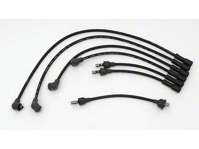 Full Size Chevy Spark Plug Wire Set, For Cars With Air Conditioning, 6-Cylinder, Dated First Quarter, 1964