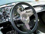 Full Size Chevy Steering Wheel Adapter, Short, Polished Billet Aluminum, Fits ididit Or Flaming River Columns, 1958-1972
