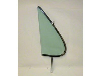 Vent Glass Assembly, Left, Green Tinted, Hardtop & Convertible (61-62 Impala)