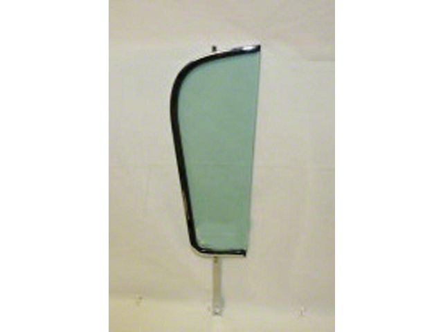 Full Size Chevy Vent Glass Assembly, Right, Green Tinted, Impala & Bel Air Hardtop & Convertible, 1959-1960