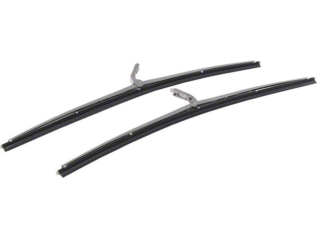 Windshield Wiper Blades, Stainless Steel, 1965-1967 (Impala Sports Coupe, Two-Door)