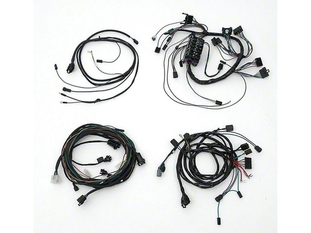 Full Size Chevy Wiring Harness Kit, With Alternator & Automatic Transmission, On Column, Small Block, Impala 2-Door Hardtop, 1964 (Impala Sports Coupe, Two-Door)