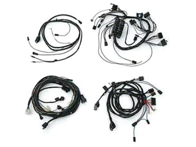 Full Size Chevy Wiring Harness Kit, With Alternator & Automatic Transmission Floor, Small Block, 2-Door Hardtop, Impala, 1964 (Impala Sports Coupe, Two-Door)