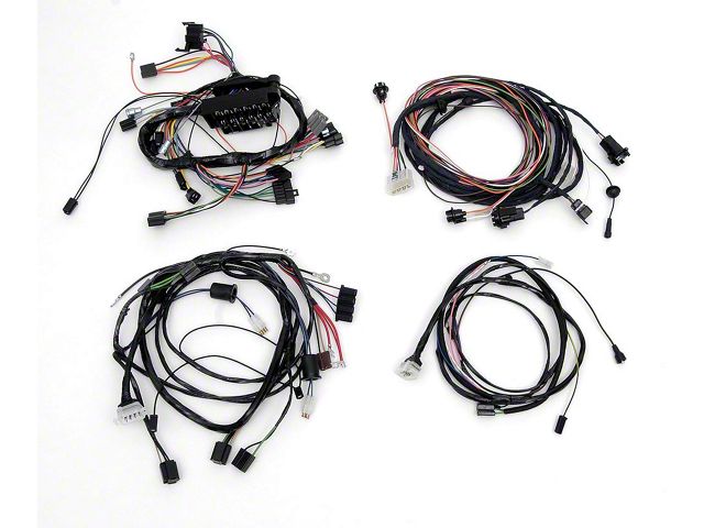 Full Size Chevy Wiring Harness Kit, With Alternator & Automatic Transmission, Small Block, Impala 2-Door Hardtop, 1963 (Impala Sports Coupe, Two-Door)