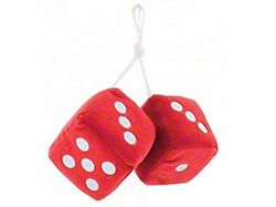 Fuzzy Dice,Red