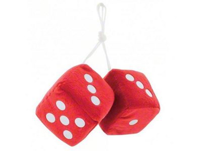 Fuzzy Dice,Red