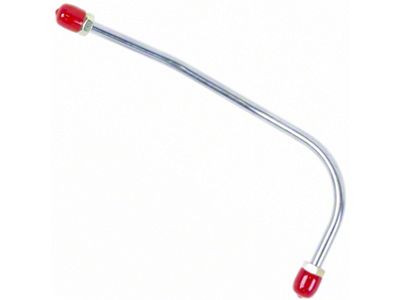 Fuel Pump To Carburetor Line, 260/289 V8, Rear Of Distributor, Stainless Steel (64-65 Galaxie)