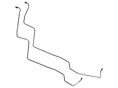 Galaxie Transmission Cooler Line, Small Block V8, OEM Steel, 1961 (Small Block V8)