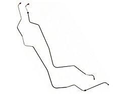 Galaxie Transmission Cooler Lines, Big Block V8, 2-Piece OEM Steel, 1968 (Big Block V8)