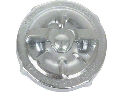 Gas Cap - Zinc Plated - Locking - Original Style