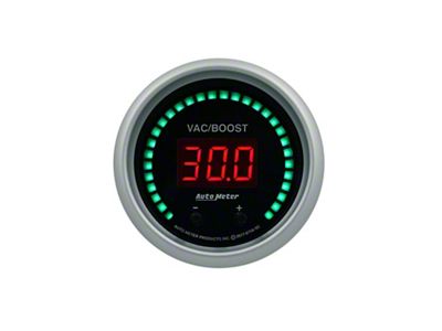 Gauge, Vac/Boost, 2 1/16, Two Channel, Selectable, Sport-Comp Elite Digital