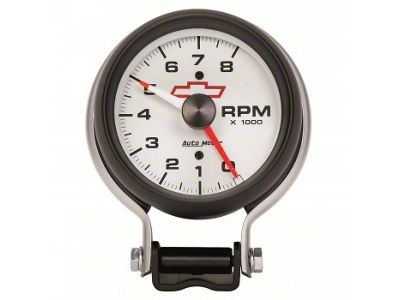 Gauge, Voltmeter, 2 1/16, 18V, Electric, Chevy Red Bowtie