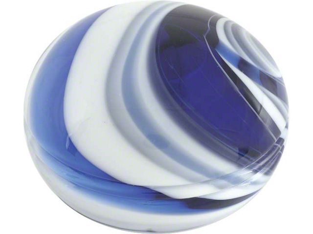 Gear Shift Knob/ Blue Swirl/Mushroom Shaped