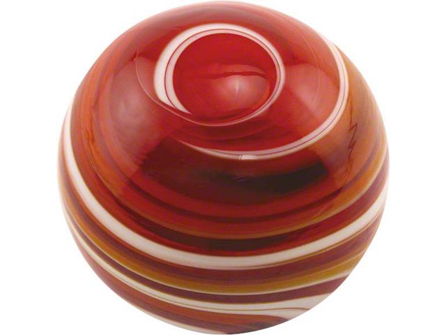 Gear Shift Knob/ Red Swirl