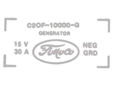 Generator Decal - Comet & Montego