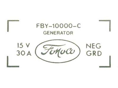 Generator Decal - Mercury