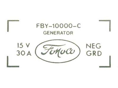Generator Decal - Mercury