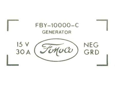 Generator Decal - Mercury