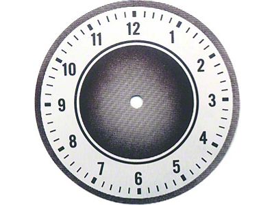 Glove Box Clock Face - Brown - Ford