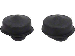 Glove Box Lid Bumpers - Rubber - Upper - Thick - Passenger (1935-1936 Ford Truck; 1935-1948 Ford Car)