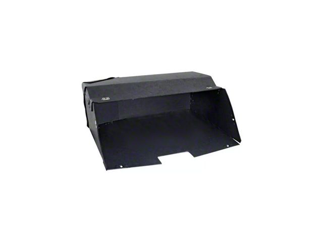 Glove Box Liner - Folded & Stapled Cardboard As Original - With Clips Installed