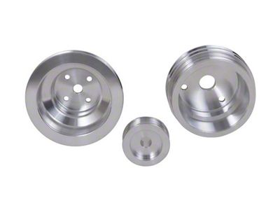 Underdrive Pulleys; Aluminum (85-87 5.0L Blazer, C10, K10)