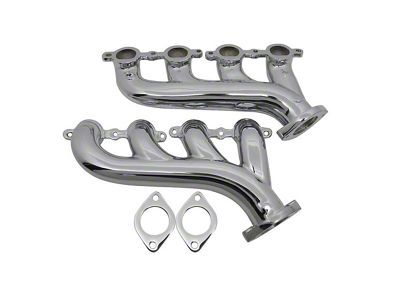 GM LS Engine Swap Exhaust Manifolds, Chrome