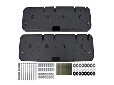 Valve Cover Adapter Kit, Black (59-73 El Camino)