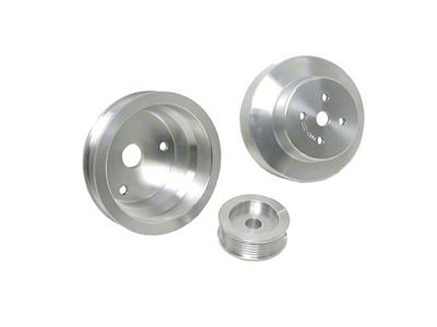 GM Truck 4.3/5.0/5.7L BBK 3-Piece Underdrive Aluminum Pulley Kit, 1988-1995