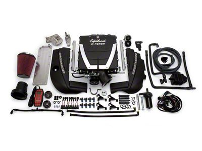 Edelbrock E-Force Universal LS Cathedral Port Gen III LS Swap Truck Supercharger Kit without Tuner (Universal; Some Adaptation May Be Required)