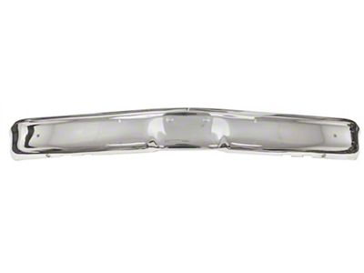 GMC Truck Bumper, Front, Without Holes, 1967-1968