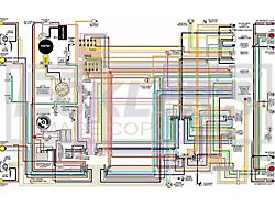 GMC Truck Color Laminated Wiring Diagram