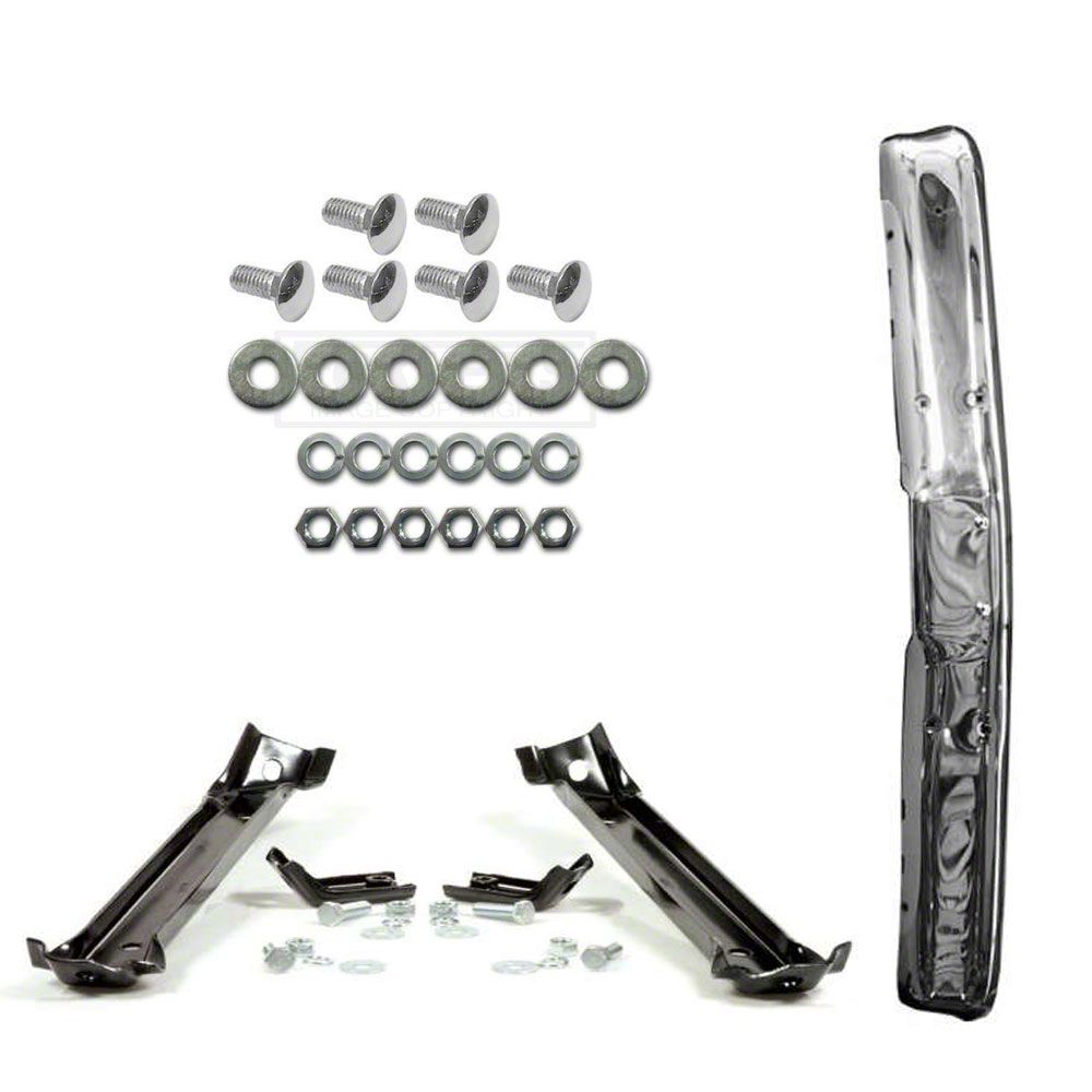 Ecklers GMC Truck Front Bumper Kit Chrome, Show, 2WD, 6972