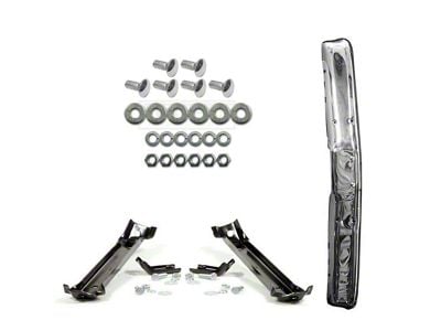 GMC Truck Front Bumper Kit, Chrome, Show Quality, 2WD, 1969-1972