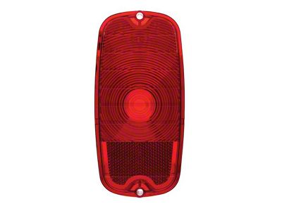 GMC Truck Tail Light Lens, Fleetside, 1960-1966