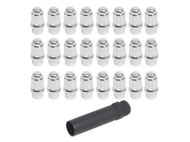 Gorilla 1/2 x 20 ET Small Diameter Spline Drive Lug nut Kit,20 lugs