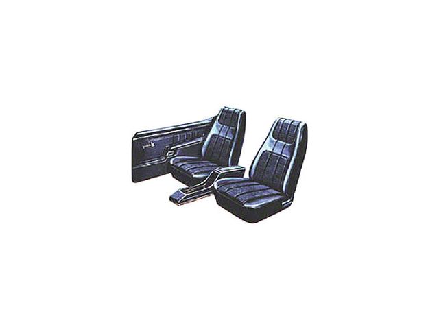 Gran Torino, Front Bucket & Rear Seat Covers, Fastback, 1973