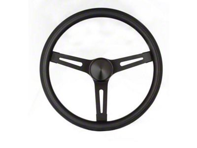 Grant Classic Steering Wheel, Black With Slotted Spokes, 13.5