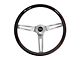 Grant Classic Steering Wheel Genuine hardwood Mahogany 3 spoke slotted design. 16 diameter