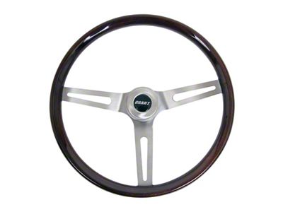 Grant Classic Steering Wheel Genuine hardwood Mahogany 3 spoke slotted design. 16 diameter