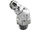 Grease Fitting - Chrome Plated - 1/4-28 - 45 Degree - Modern - 5/16 Hex