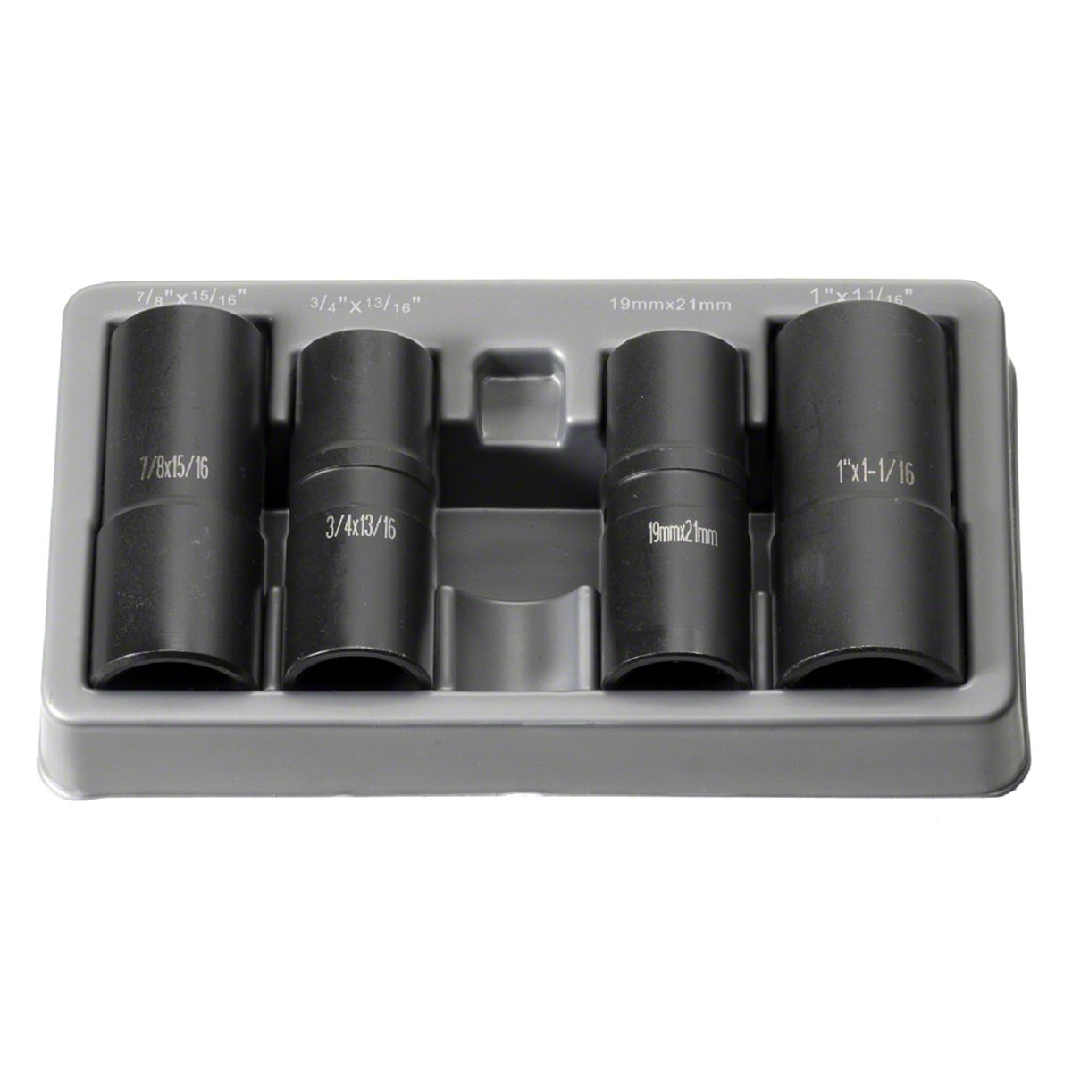 Gre Threaded Socket Grey Pneumatic Universal EK 1/2-Inch Drive Deep Length Flip Impact ...