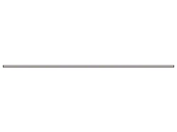 Grille Bar - Replacement - Plain Steel - Ford Passenger