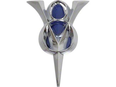 OPR Grille Ornament - Chrome With Blue Painted Detail - Ford Passenger
