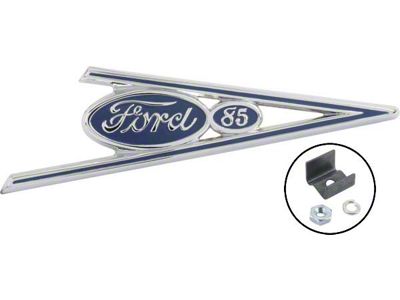 Grille Ornament - Ford 85 Emblem - With Blue Painted Insert- Ford Passenger